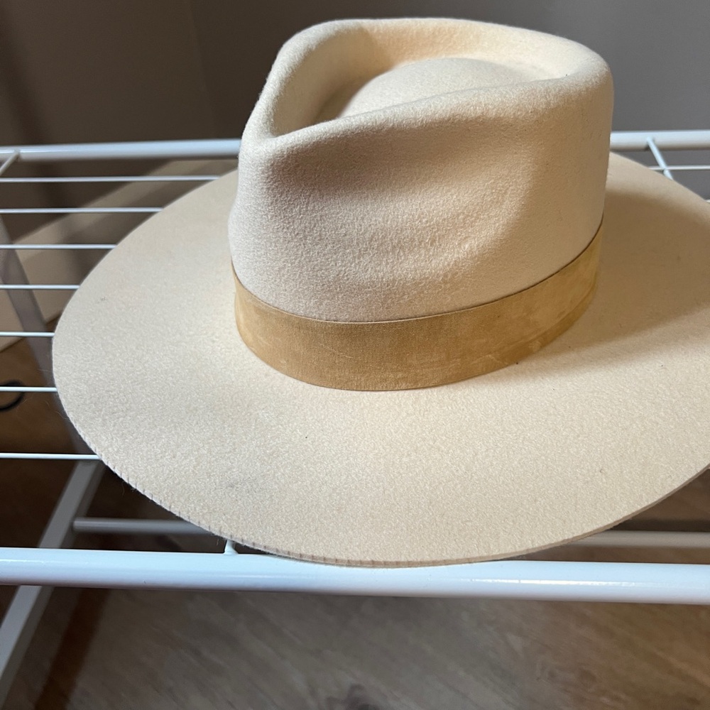 Lack Of Color Beige Fedora Hat